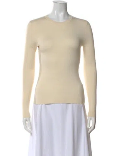 Pre-owned Michael Kors Cashmere Crew Neck Sweater In Neutral