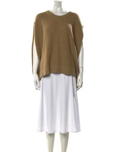 Pre-owned Michael Kors Cashmere Crew Neck Sweater In Neutral