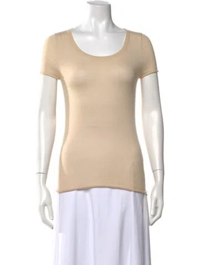 Pre-owned Michael Kors Cashmere Crew Neck Sweater In Neutrals
