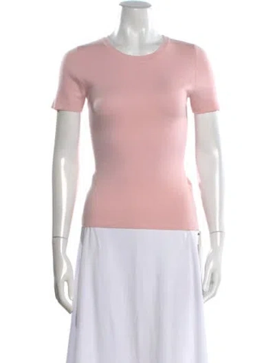 Pre-owned Michael Kors Cashmere Crew Neck Sweater In Pink