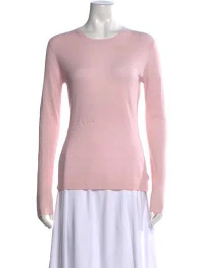 Pre-owned Michael Kors Cashmere Crew Neck Sweater W/ Tags In Pink
