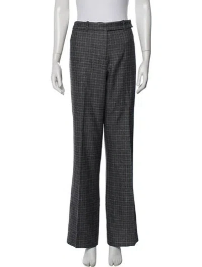 Pre-owned Michael Kors Cashmere Flared Pants In Grey