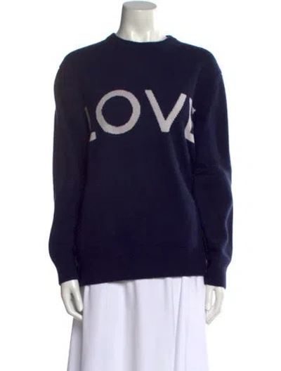 Pre-owned Michael Kors Cashmere Graphic Print Sweater In Multi