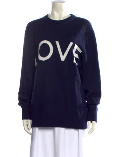 Pre-owned Michael Kors Cashmere Graphic Print Sweater In Multi