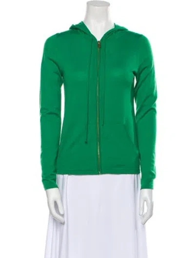 Pre-owned Michael Kors Cashmere Jacket In Green