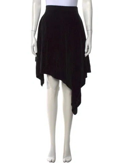 Pre-owned Michael Kors Cashmere Mini Skirt In Black