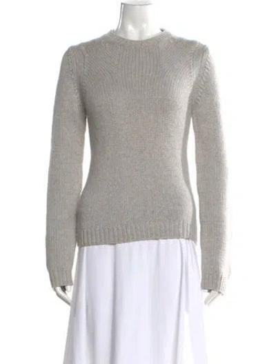 Pre-owned Michael Kors Cashmere Mock Neck Sweater In Gray
