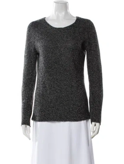 Pre-owned Michael Kors Cashmere Scoop Neck Sweater In Gray