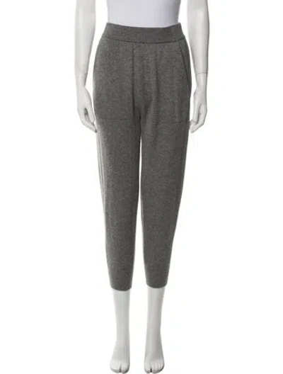 Pre-owned Michael Kors Cashmere Skinny Leg Pants In Gray
