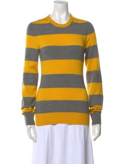 Pre-owned Michael Kors Cashmere Striped Sweater In Multi