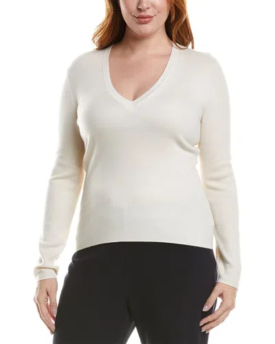 Michael Kors Cashmere Sweater In White