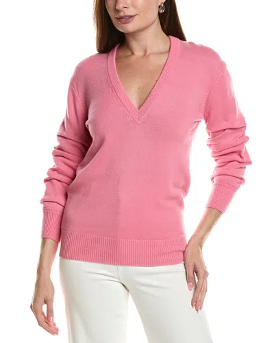 Michael Kors Collection Cashmere Sweater In Pink