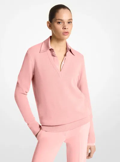 Michael Kors Cashmere Sweater In Pink