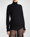 Michael Kors Joan Cashmere Turtleneck Sweater In Black
