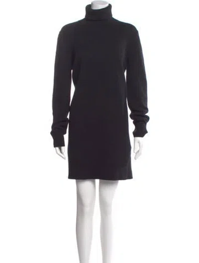 Pre-owned Michael Kors Cashmere Turtleneck Sweater In Gray