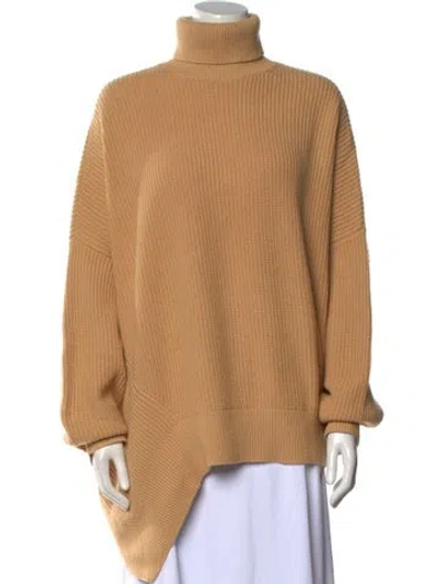 Pre-owned Michael Kors Cashmere Turtleneck Sweater In Neutral