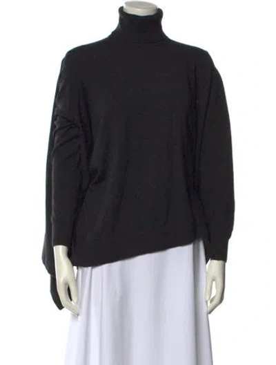 Pre-owned Michael Kors Cashmere Turtleneck Sweater W/ Tags In Black