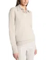 Michael Kors Cashmere V Neck Sweater In Neutral