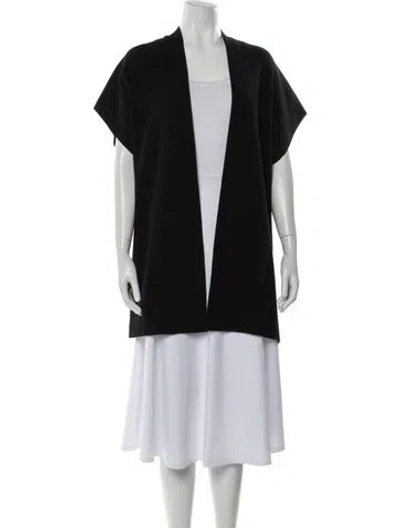 Pre-owned Michael Kors Cashmere V-neck Sweater In Black