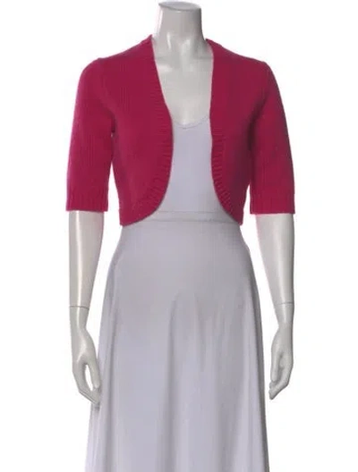 Pre-owned Michael Kors Cashmere V-neck Sweater In Multi