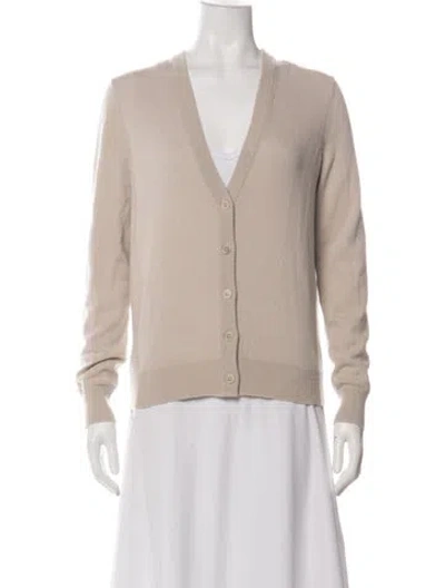 Pre-owned Michael Kors Cashmere V-neck Sweater In Multi