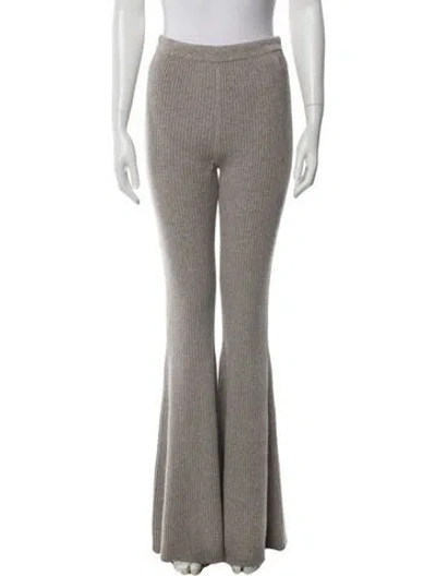 Pre-owned Michael Kors Cashmere Wide Leg Pants In Gray