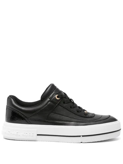 MICHAEL KORS CASUAL BLACK SHEEP LEATHER SNEAKERS