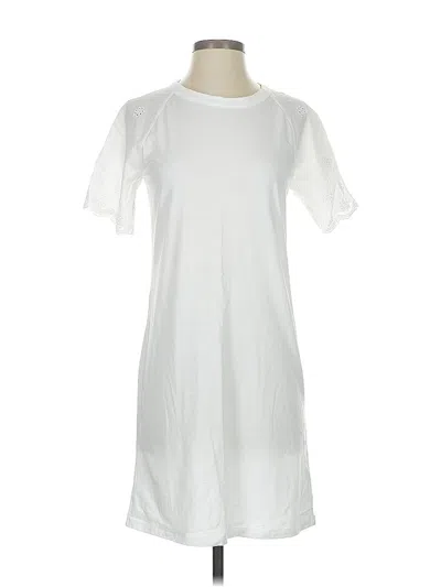 Pre-owned Michael Kors Casual Dress In White