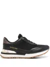 Michael Kors Casual Trainers With Sheep Leather In Black