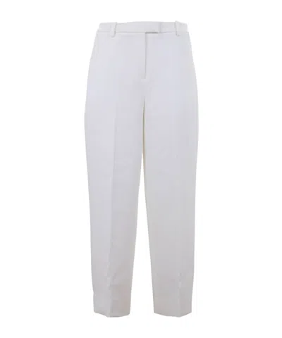 Michael Kors Casual Trousers With Belt Loops In White