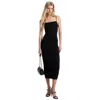 Michael Kors Casual Woman Clothes  - Ruchd Fittd Midi Drs - Black