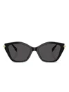 Michael Kors Cat-eye Frame Sunglasses In Black