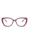Michael Kors Cat-eye Glasses In Red