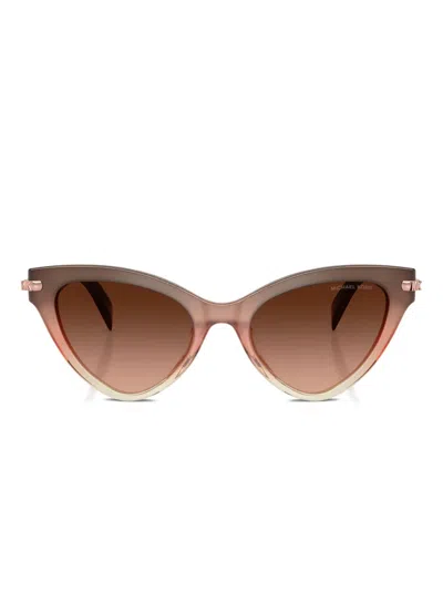 Michael Kors Cat-eye Sunglasses In Brown