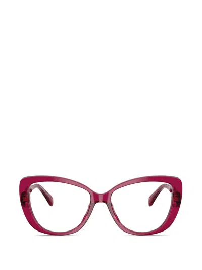 Michael Kors Cat-eye Frame Glasses In Burgundy