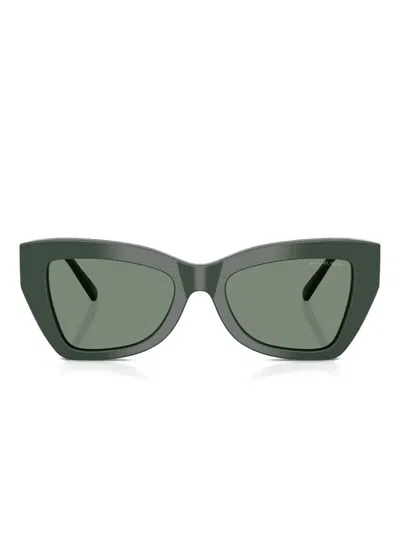 Michael Kors Cat-eye Frame Sunglasses In Green