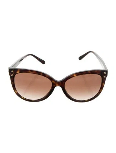 Pre-owned Michael Kors Cat-eye Gradient Sunglasses In Brown