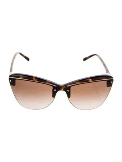Pre-owned Michael Kors Cat-eye Gradient Sunglasses In Brown