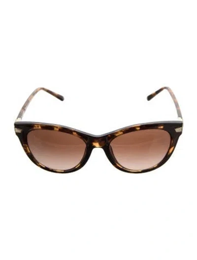 Pre-owned Michael Kors Cat-eye Gradient Sunglasses In Brown