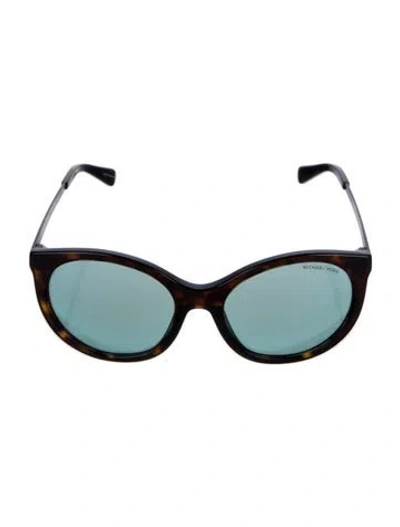 Pre-owned Michael Kors Cat-eye Tinted Sunglasses In Multi
