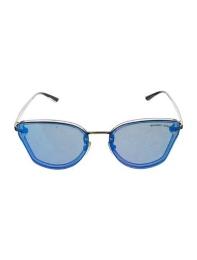 Pre-owned Michael Kors Cat-eye Tinted Sunglasses In Transparent