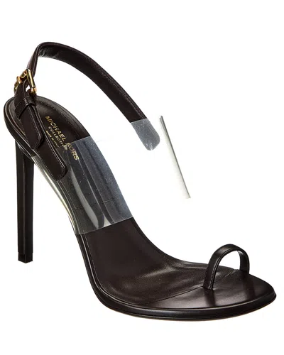 Michael Kors Catherine Leather & Vinyl Sandal
