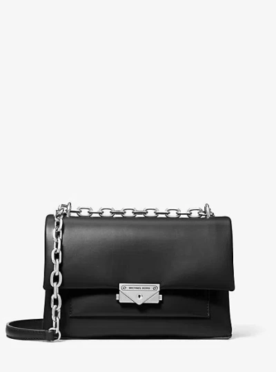 Michael Kors Cece Medium Shoulder Bag In Black