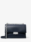 Michael Kors Cece Medium Shoulder Bag In Blue