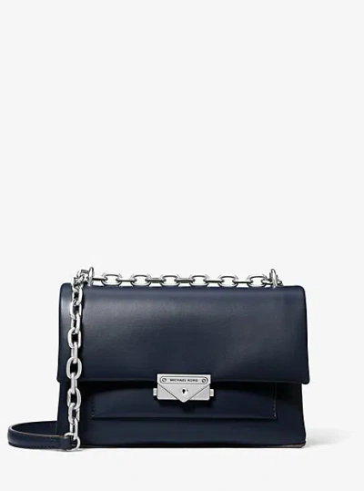 Michael Kors Cece Medium Shoulder Bag In Blue