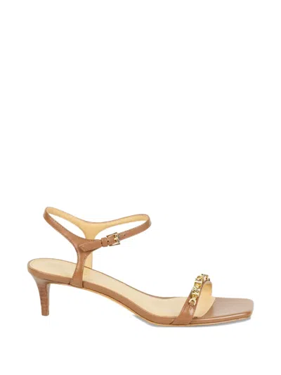 Michael Kors Chain-detail Strap Sandals In Brown