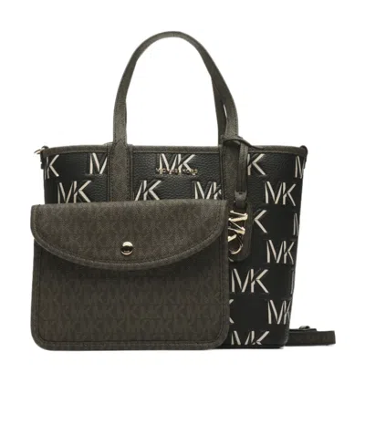 Michael Kors Chain-detail Tote Bag In Black