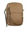 Michael Kors Chain-link Decorative Cross-body Bag In Brown
