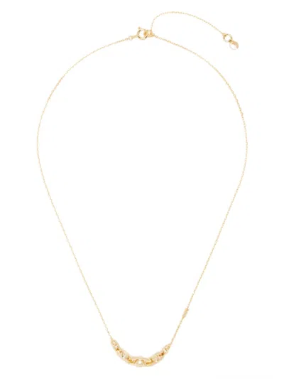 Michael Kors Chain Link Detailing Necklace In Gold