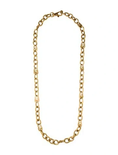 Pre-owned Michael Kors Chain Necklace, 35.25" In Multi
